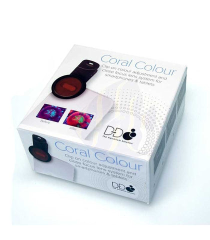 Coral Colour Lens