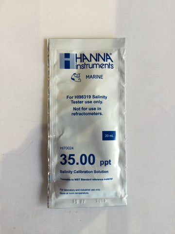Hanna salinity calibration solution 20ml